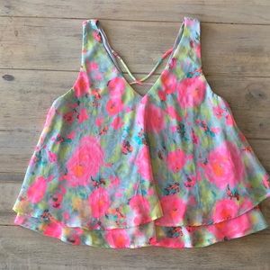 LUSH Neon Flowy Tank